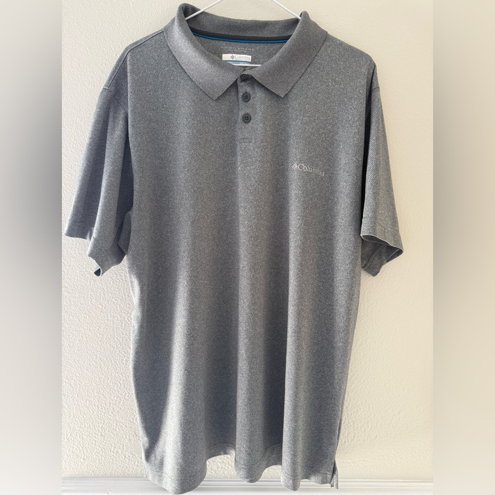 Columbia Men's Charcoal Hike Polo Shirt